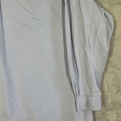 Ralph Lauren Shirt Mens 17 34/35 Blue Yarmouth Classic Fit Oxford Button Down - Thumbnail 11