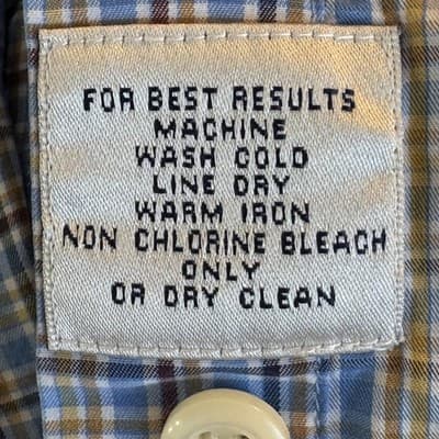 Peter Millar Shirt Mens Medium Blue Plaid Button Down Long Sleeve Cotton Casual - Thumbnail 11