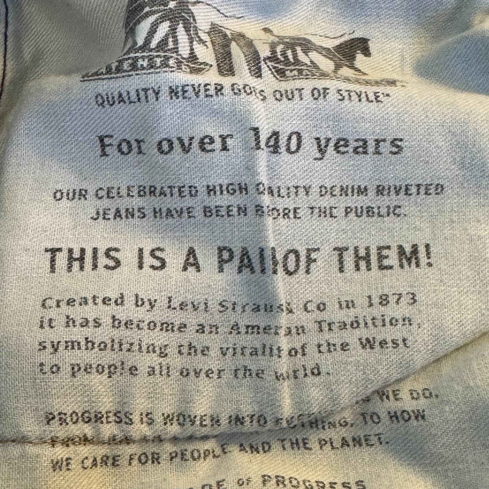 Levi’s 505 Men’s Jeans 38x34 Blue Denim Stretch Mid-Rise Straight Leg - Thumbnail 15