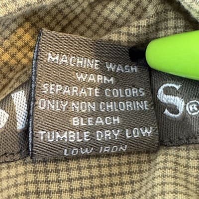 Simms Shirt Mens Large Brown Check Short Sleeve Button Up Fishing Guide Pockets - Thumbnail 13