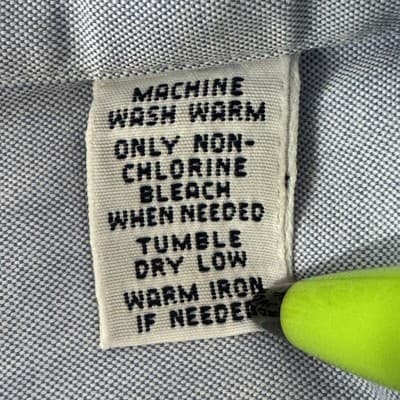 Ralph Lauren Shirt Mens 17 34/35 Blue Yarmouth Classic Fit Oxford Button Down - Thumbnail 15