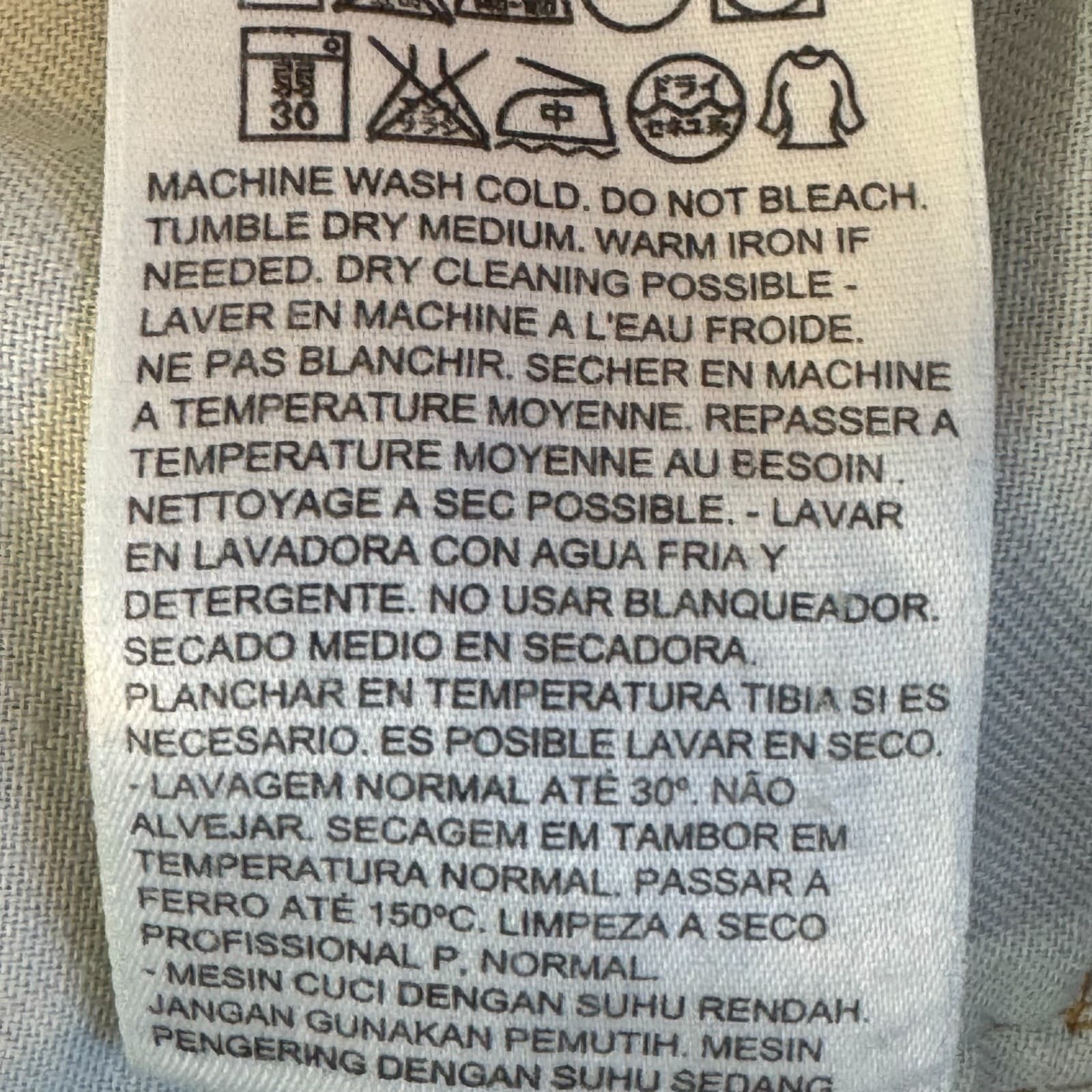 Levi’s 505 Men’s Jeans 38x34 Blue Denim Stretch Mid-Rise Straight Leg - Thumbnail 12