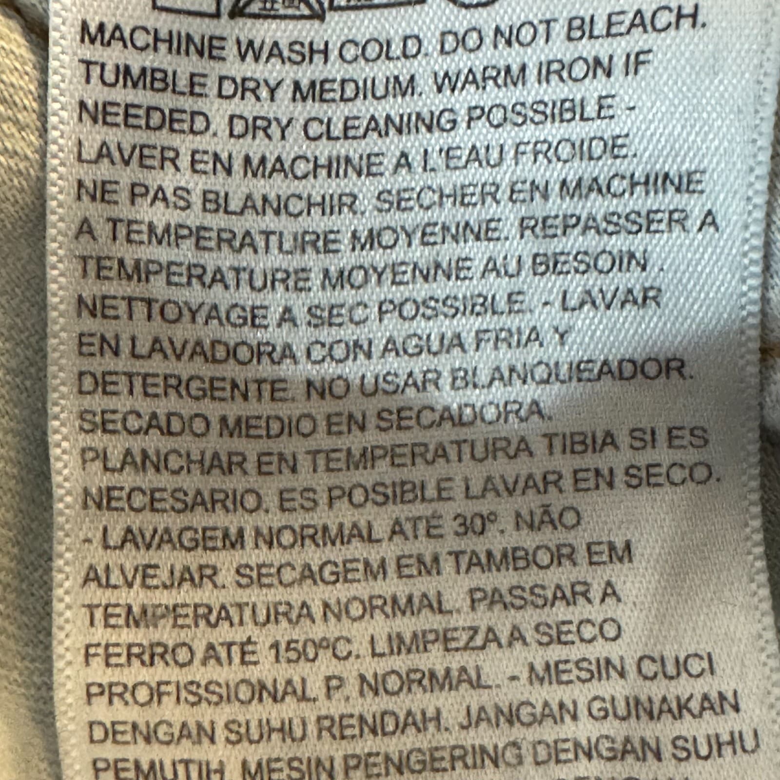 Levis 505 Jeans Men 34x30 Regular Fit Mid Rise Straight Leg Blue Denim Classic - Thumbnail 12