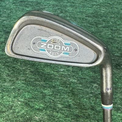 Confidence Zoom Wide Body 6 Iron Mens RH MT 40 Micro Graphite Silver Golf Club - Image 1