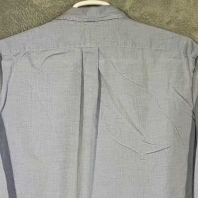 Ralph Lauren Shirt Mens 17 34/35 Blue Yarmouth Classic Fit Oxford Button Down - Thumbnail 10