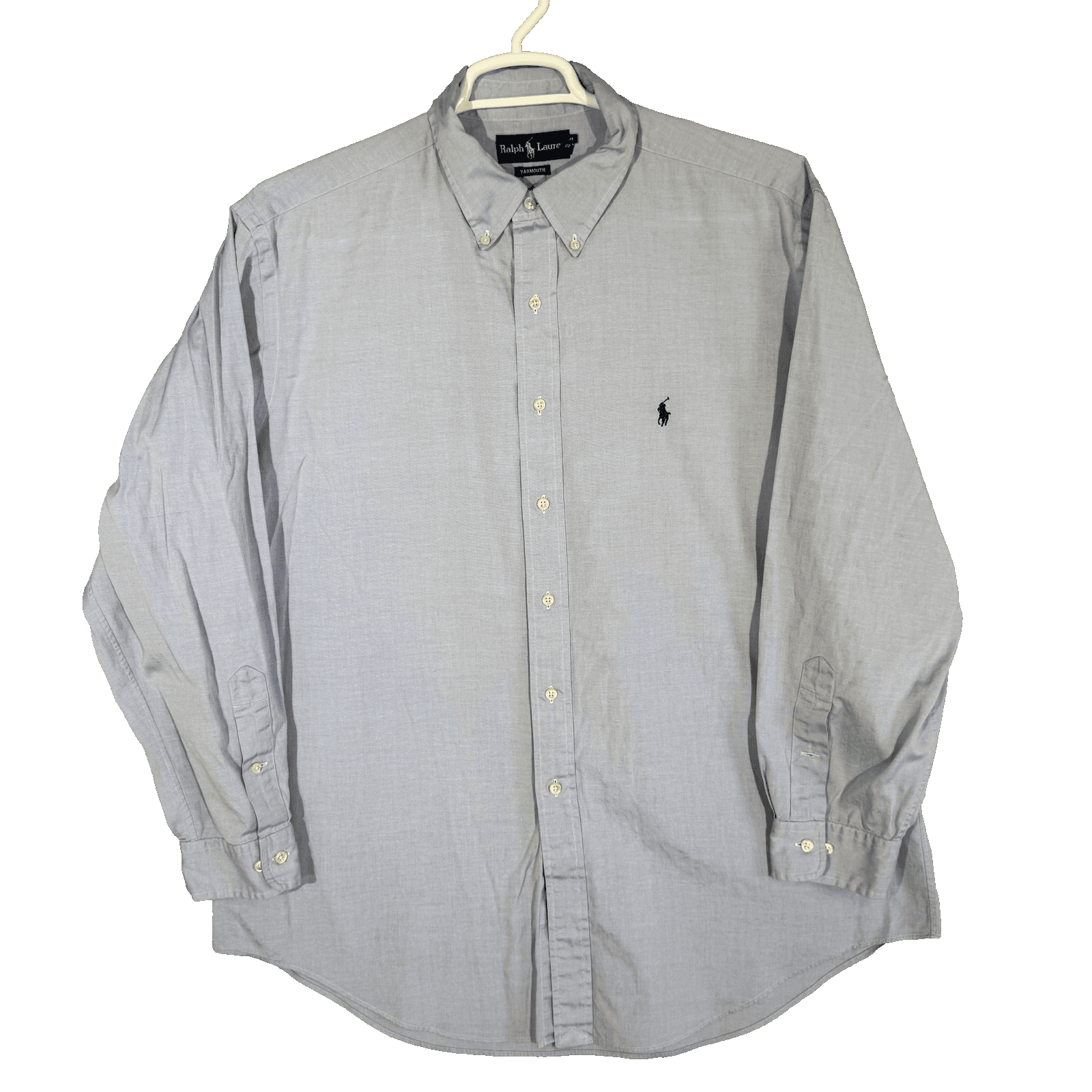 Ralph Lauren Shirt Mens 17 34/35 Blue Yarmouth Classic Fit Oxford Button Down - Image 1