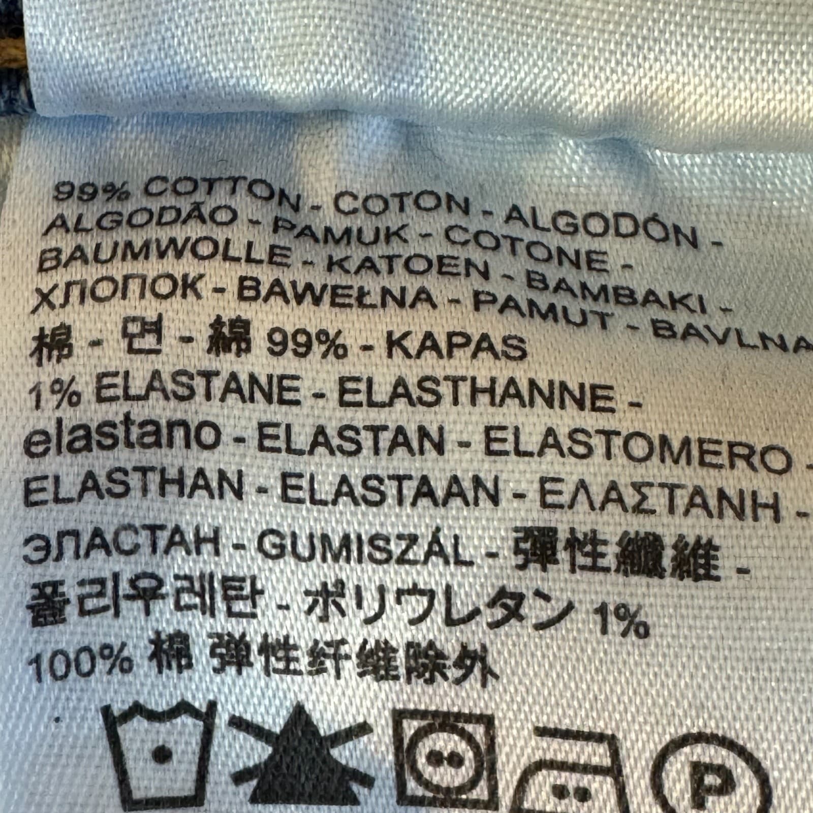 Levi’s 505 Men’s Jeans 38x34 Blue Denim Stretch Mid-Rise Straight Leg - Thumbnail 13