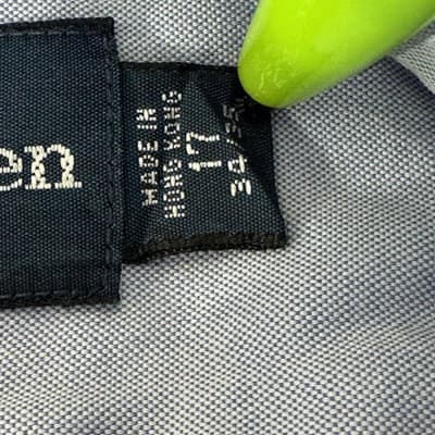 Ralph Lauren Shirt Mens 17 34/35 Blue Yarmouth Classic Fit Oxford Button Down - Thumbnail 13