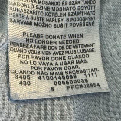 Vintage Levis 550 Jeans Mens 36x28 (36x30) Blue Relaxed Tapered Light Wash Denim - Thumbnail 10