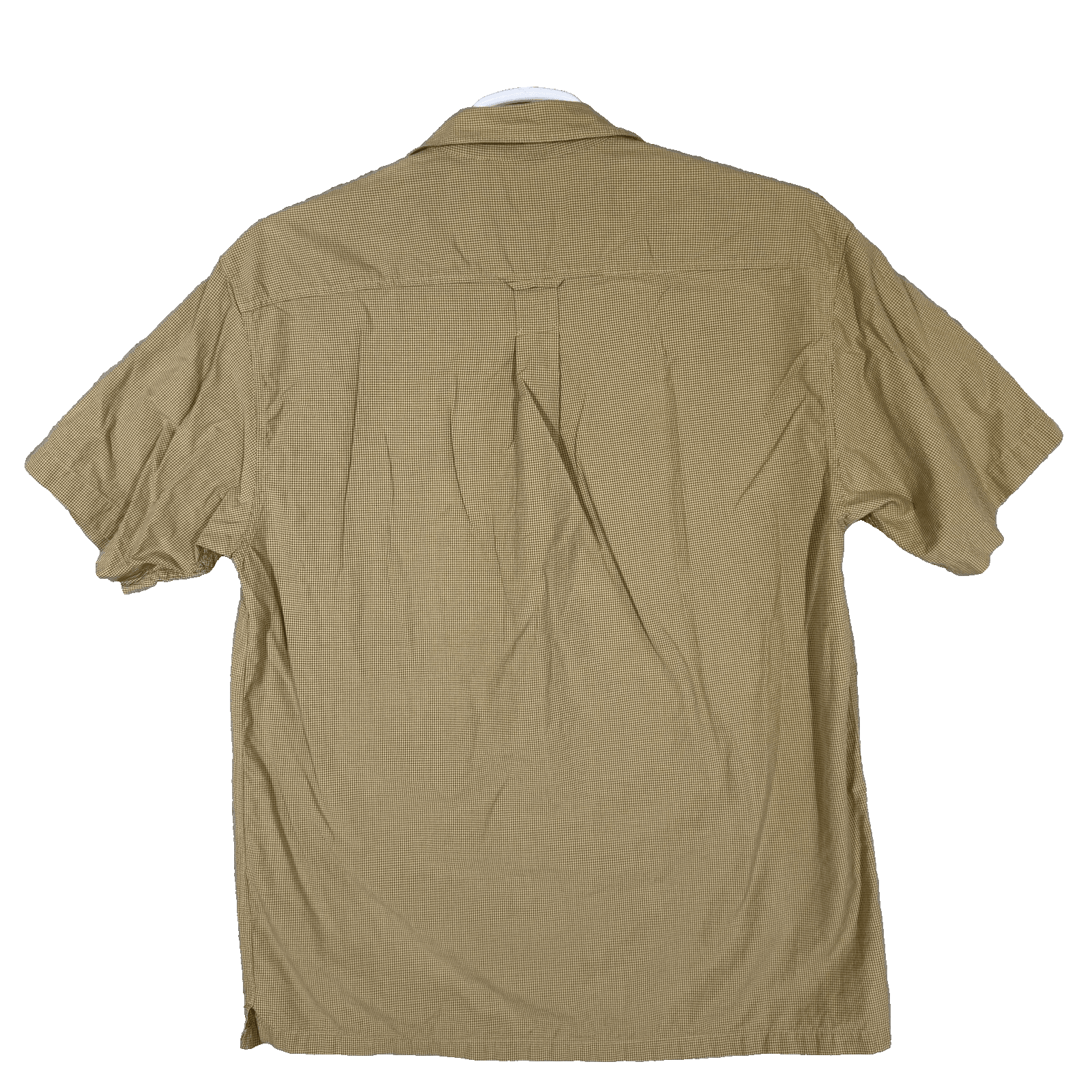 Simms Shirt Mens Large Brown Check Short Sleeve Button Up Fishing Guide Pockets - Thumbnail 2