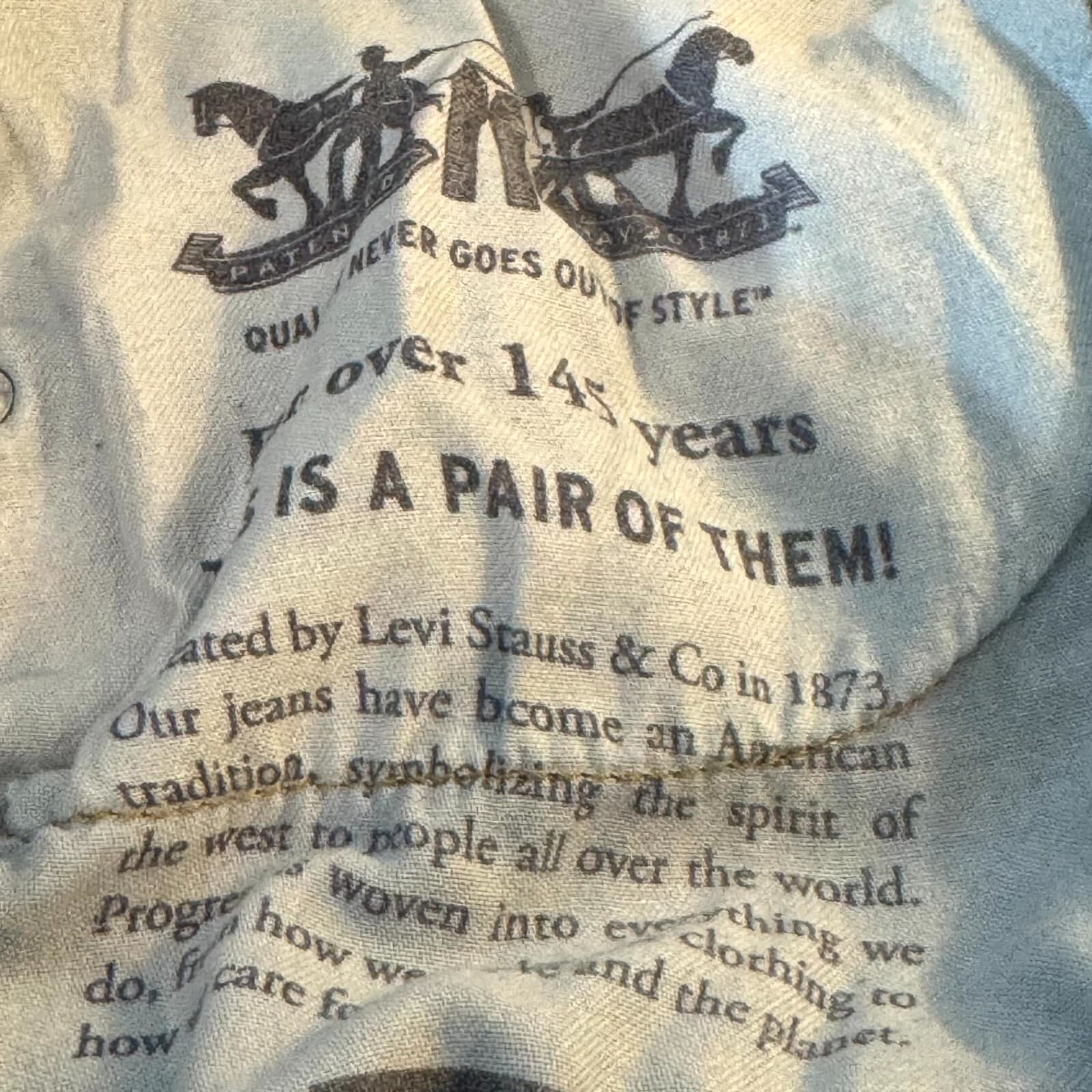 Levi’s 505 Men’s Jeans 38x30 Blue Denim Stretch Mid-Rise Straight Leg - Thumbnail 12