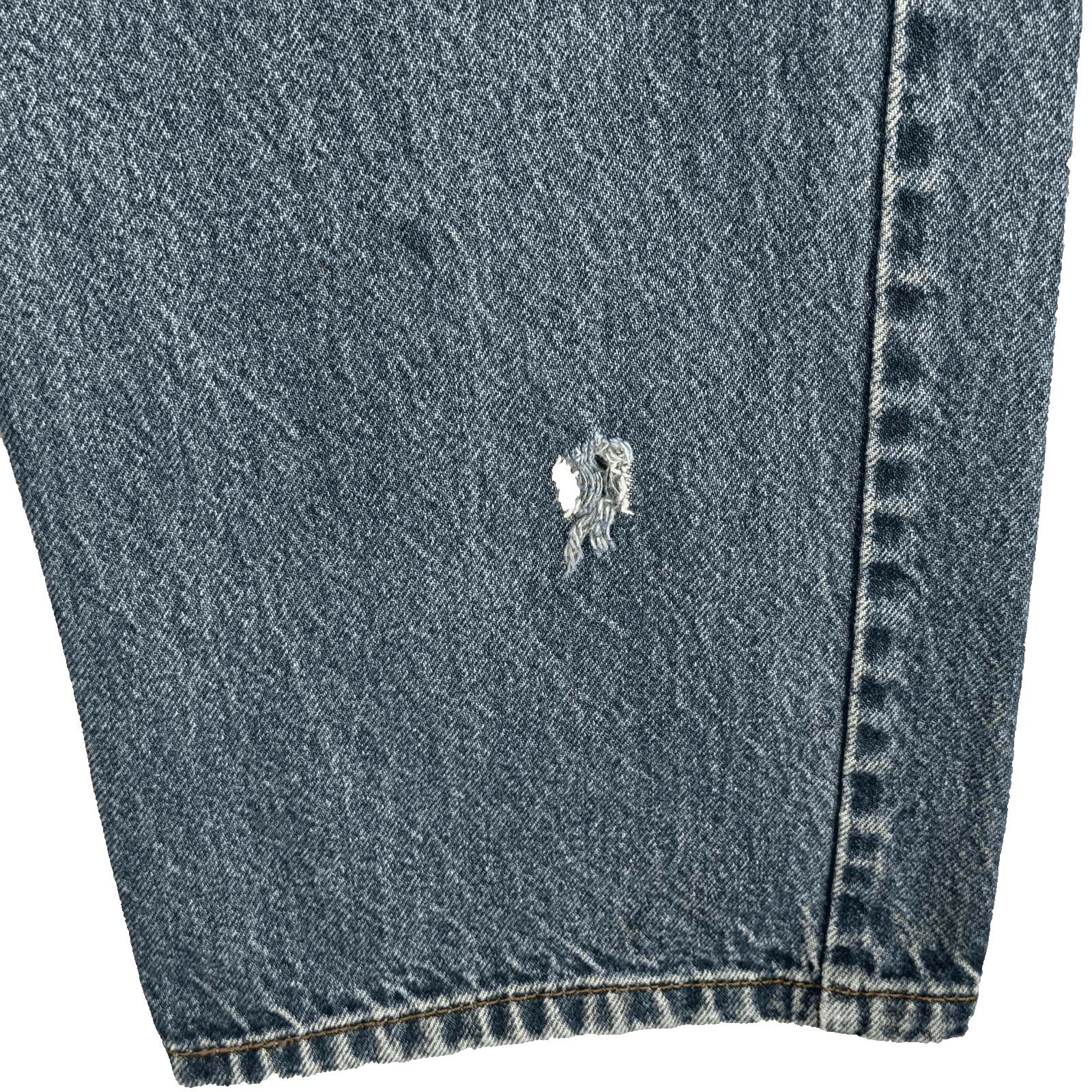 Levis 505 Jeans Mens 38x31 (40x32) Blue Medium Wash Straight Leg Denim - Thumbnail 3