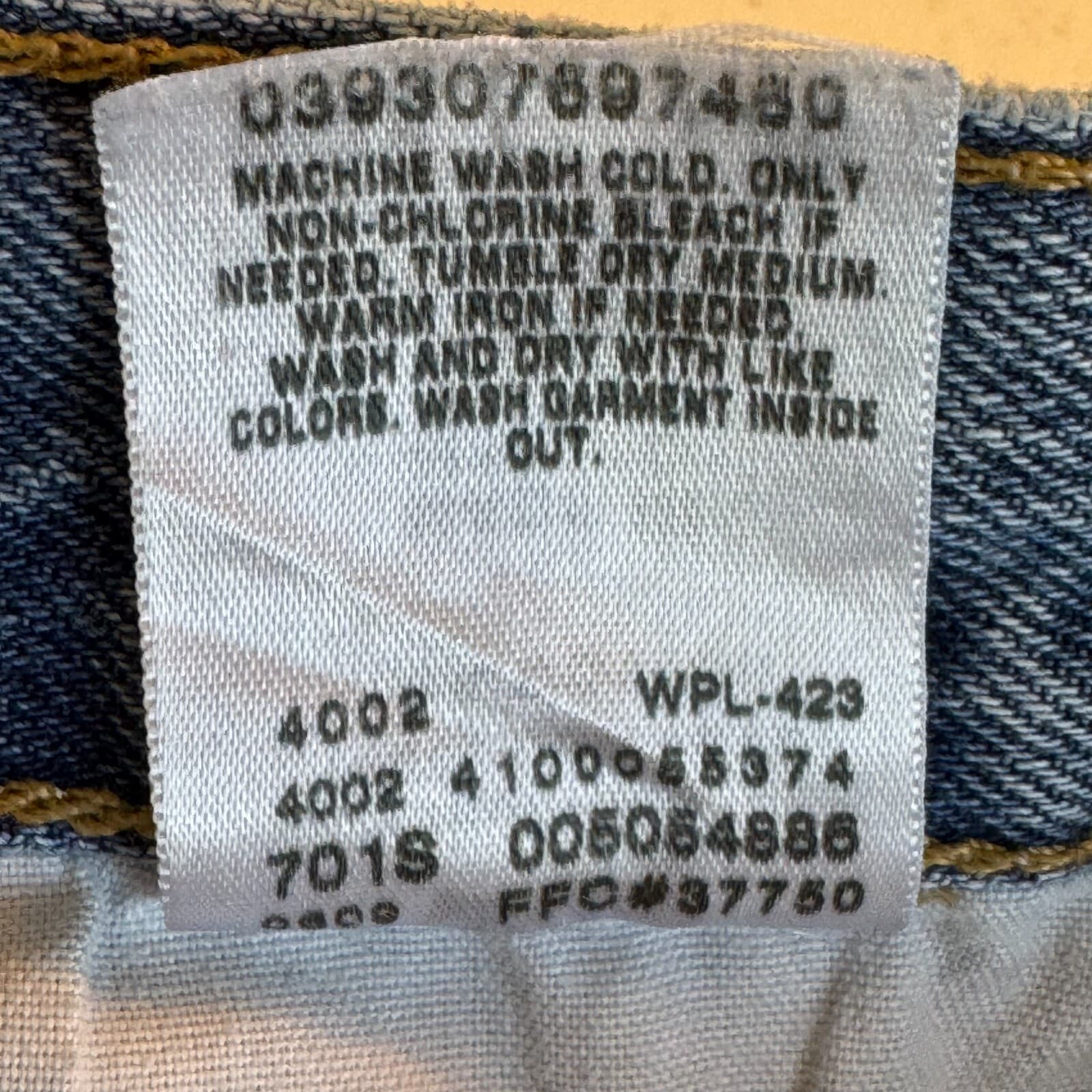 Levis 505 Jeans Men 38x30 Regular Fit Mid Rise Straight Leg Blue Denim Classic - Thumbnail 13