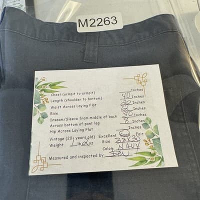 Carhartt Pants Mens 33x30 Navy Relaxed Fit Ripstop Workwear Stain Utility - Thumbnail 9