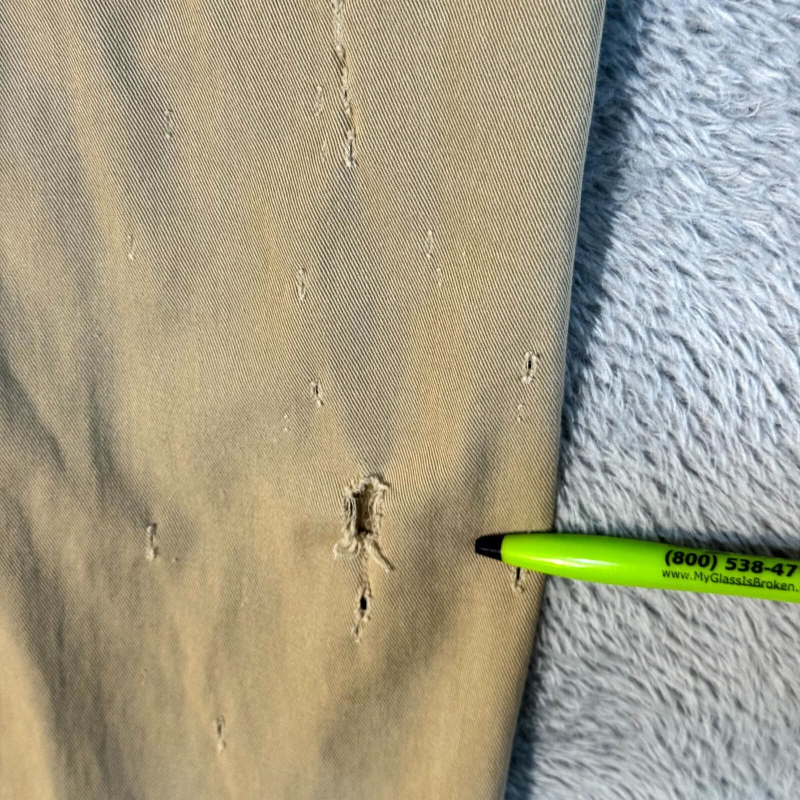 Levi's 511 Men's Jeans 36x32 Beige Slim Fit Stretch Straight Leg - Thumbnail 5