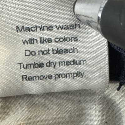 Carhartt Pants Mens 38x30 Navy Blue Relaxed Fit Ripstop Workwear Utility Zip - Thumbnail 6