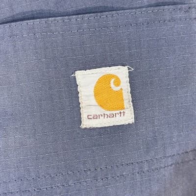 Carhartt Pants Mens 29x28 Navy Blue Relaxed Fit Ripstop Workwear Utility Pockets - Thumbnail 4