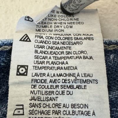 Dickies Jeans Mens 36x30 Blue Carpenter Workwear Denim Utility Pants Zip Fly - Thumbnail 7