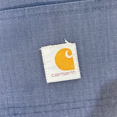 Carhartt Pants Mens 33x30 Navy Relaxed Fit Ripstop Workwear Stain Utility - Thumbnail 6