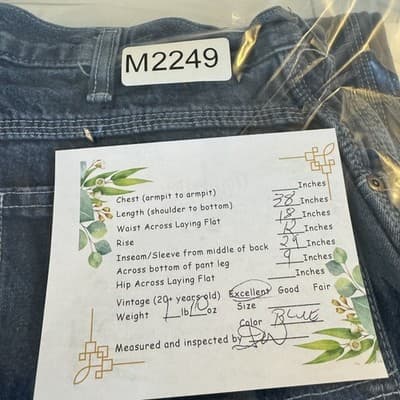 Dickies Jeans Mens 36x30 Blue Denim Carpenter Pants Workwear Utility Pockets Zip - Thumbnail 6