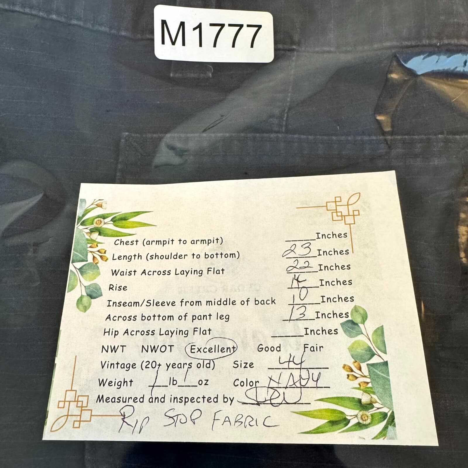 Carhartt Cargo Shorts Men’s 44 Navy Ripstop Utility Work Rugged Flex Workwear - Thumbnail 6