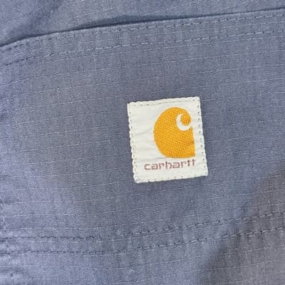 Carhartt Pants Mens 38x28 Navy Blue Ripstop Utility Workwear Outdoor Relaxed Fit - Thumbnail 3