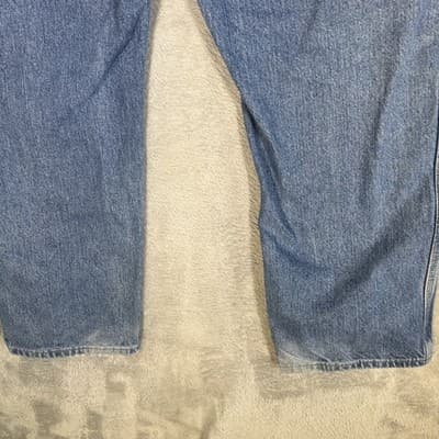 Dickies Jeans Mens 36x30 Blue Carpenter Workwear Denim Utility Pants Zip Fly - Thumbnail 3