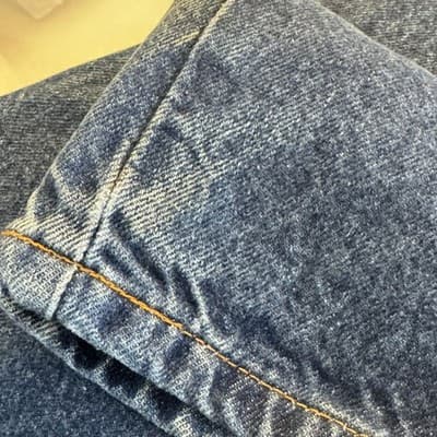 Dickies Jeans Mens 34x30 Blue Denim Straight Leg Workwear Classic Fit Pants Zip - Thumbnail 7