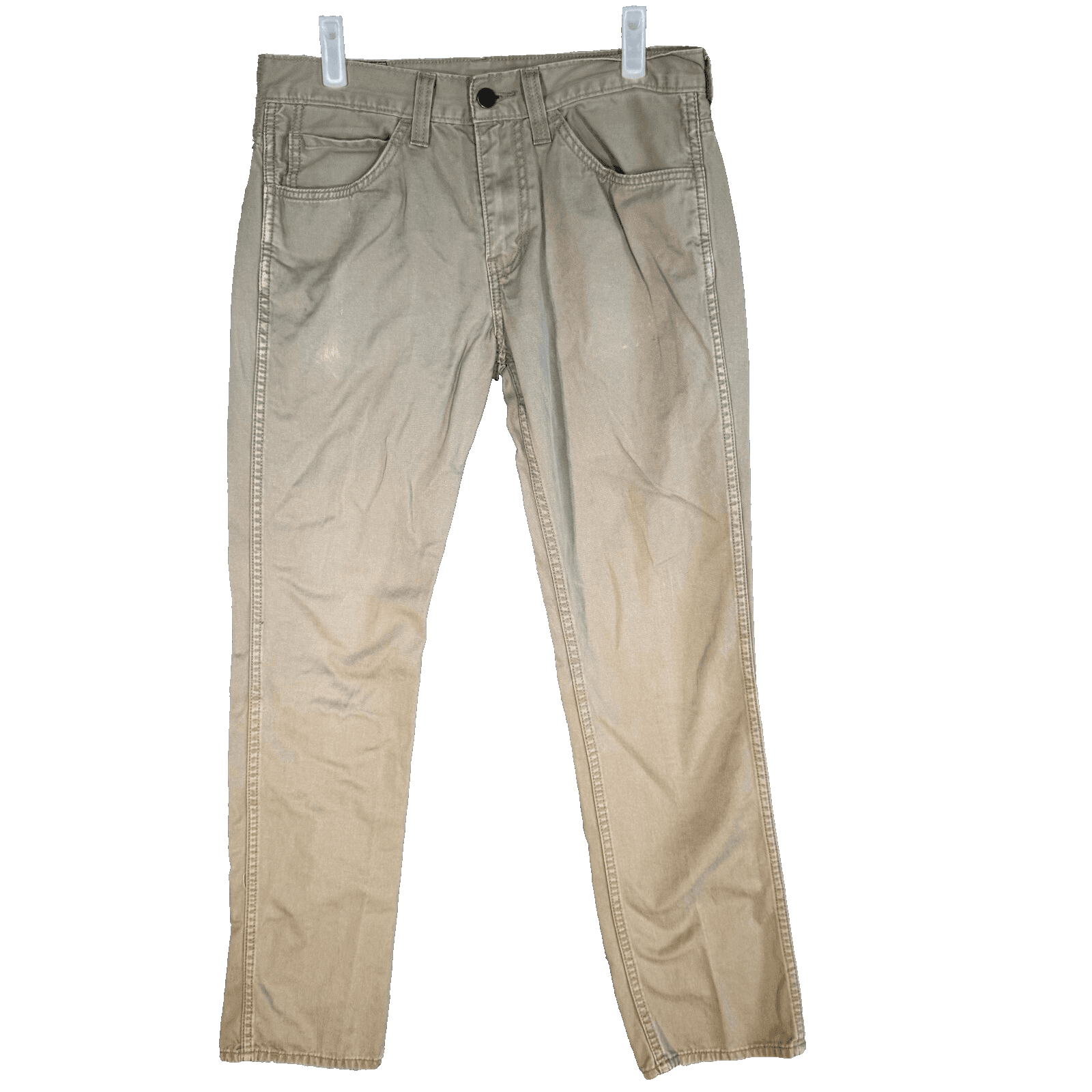 Levi's 511 Men's Jeans 31x30 Beige Slim Fit Straight Leg Denim 100% Cotton - Image 1