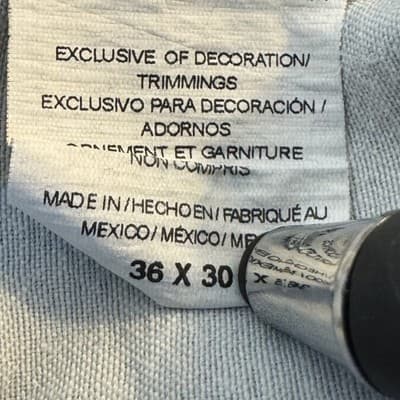 Dickies Jeans Mens 36x30 Blue Carpenter Workwear Denim Utility Pants Zip Fly - Thumbnail 6