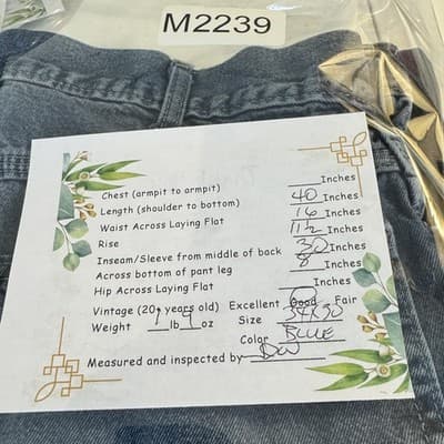 Dickies Carpenter Jeans Mens 34x30 Blue Relaxed Fit Work Denim Utility Pants Zip - Thumbnail 10