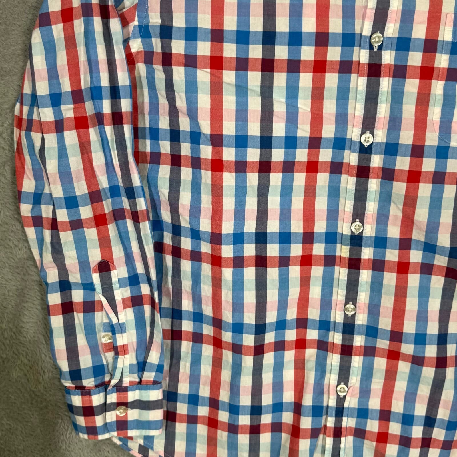 Vineyard Vines Men’s Shirt Large Multicolor Plaid Cotton Slim Button-Down - Thumbnail 3