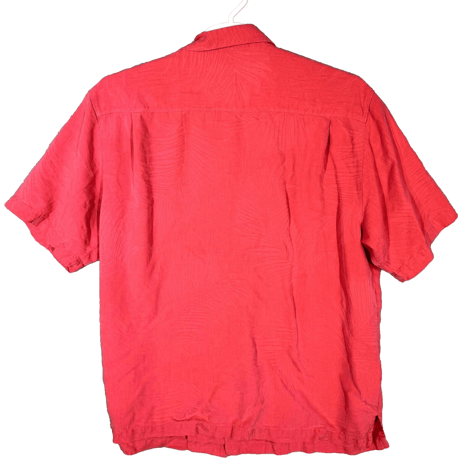 Tommy Bahama Men’s Shirt XL Pink Silk Original Fit Short Sleeve Button-Up - Thumbnail 2