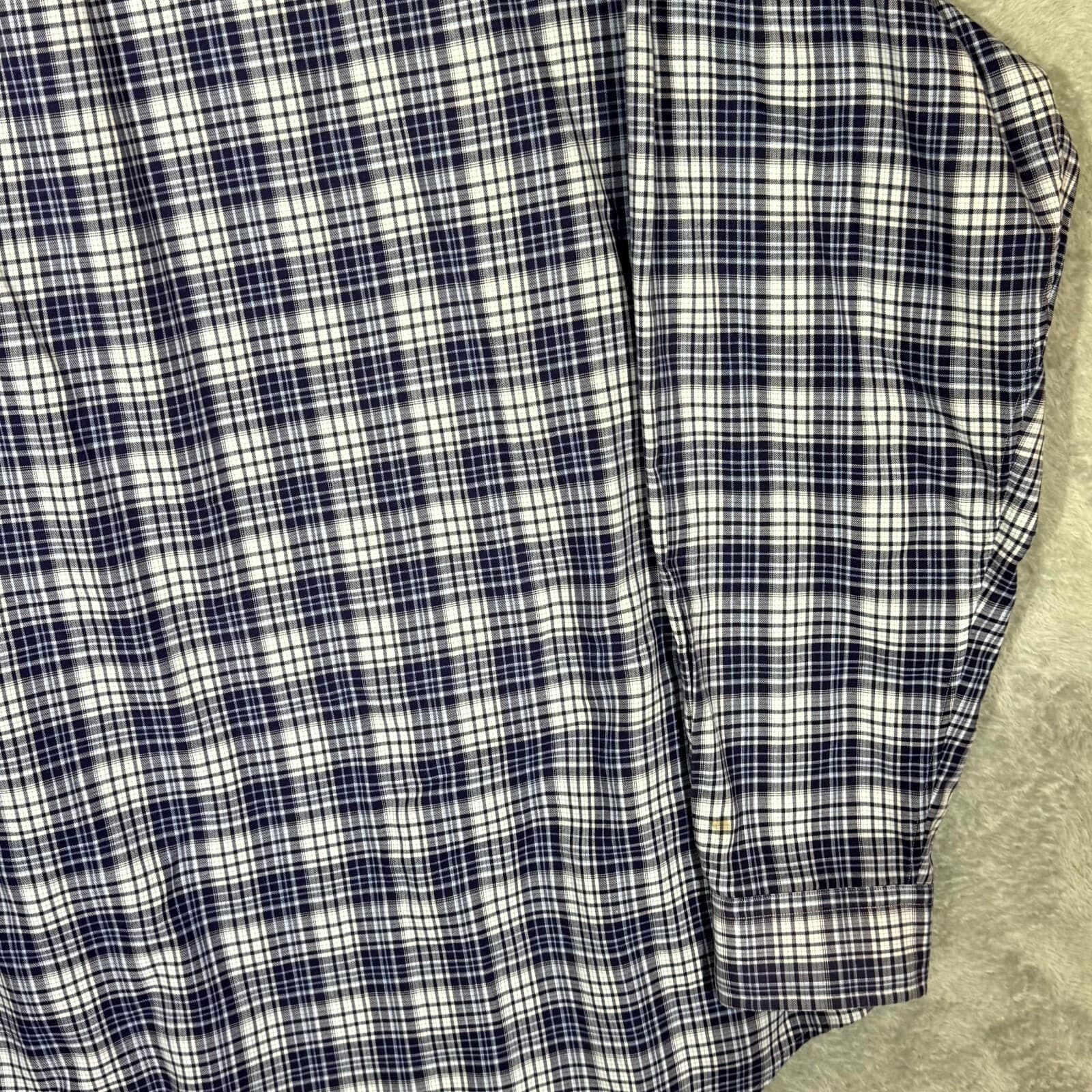 Ralph Lauren Blake Men’s Shirt XL Blue Plaid Cotton Long Sleeve Button-Down - Thumbnail 12