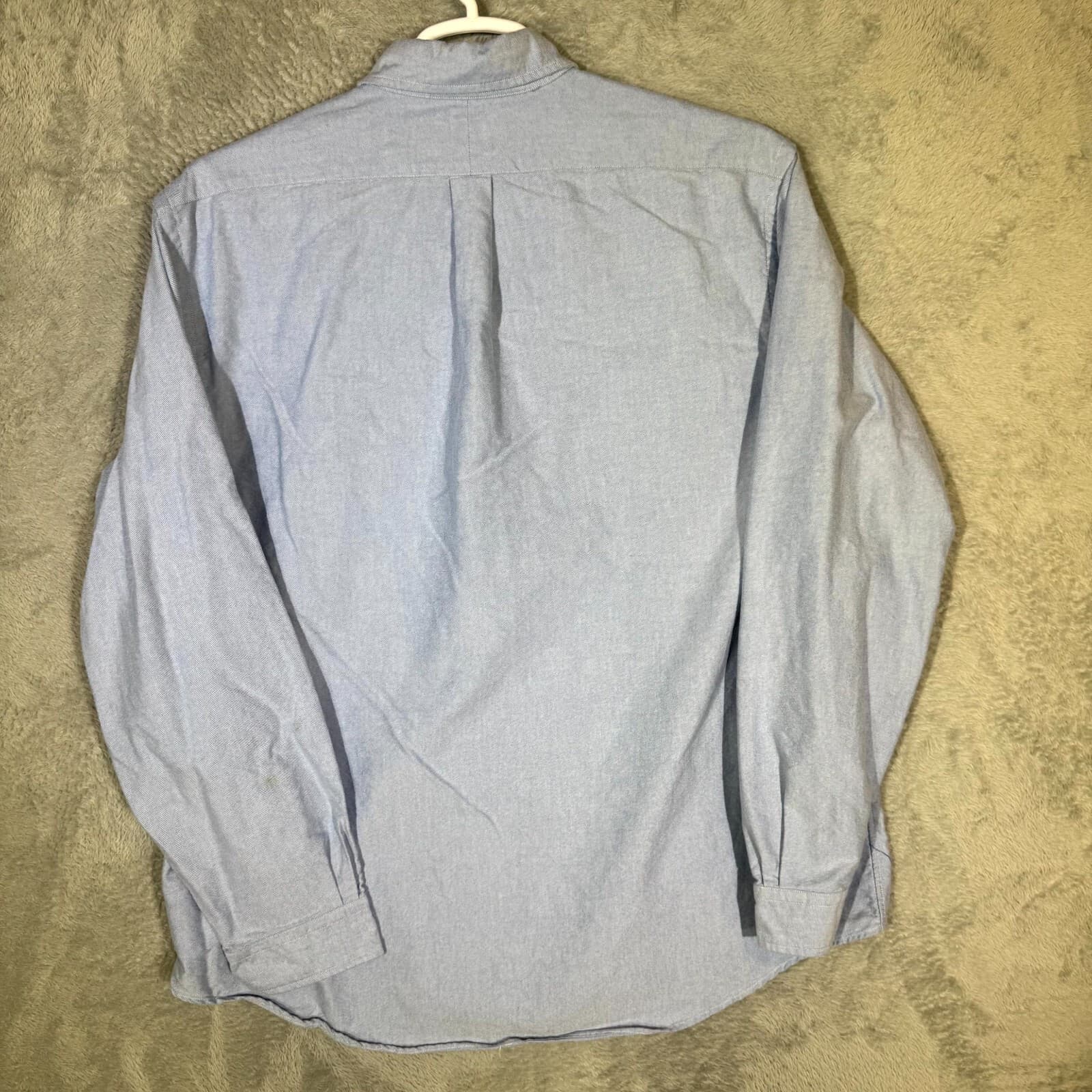 Ralph Lauren Men’s Shirt 2XL Blue Classic Fit Cotton Long Sleeve Button-Down - Thumbnail 9