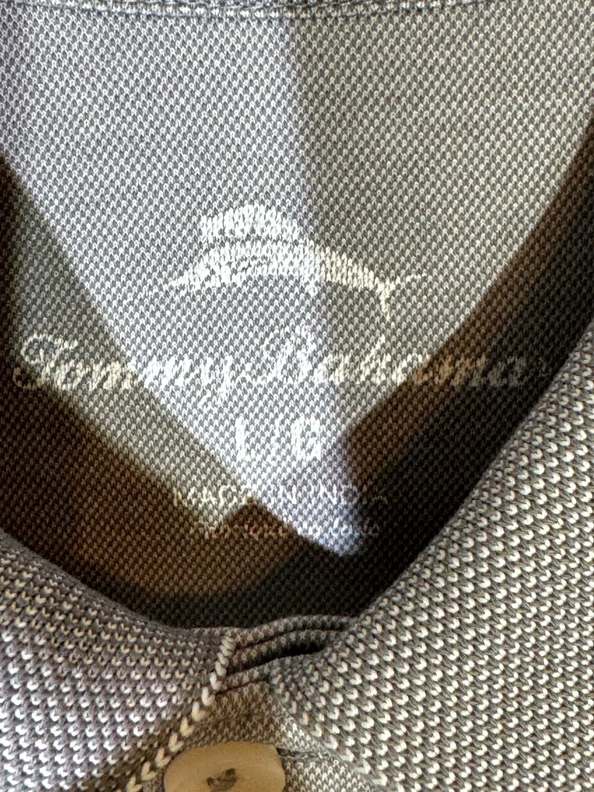 Tommy Bahama Men’s Polo Shirt Large Gray Logo Short Sleeve Cotton Excellent - Thumbnail 8