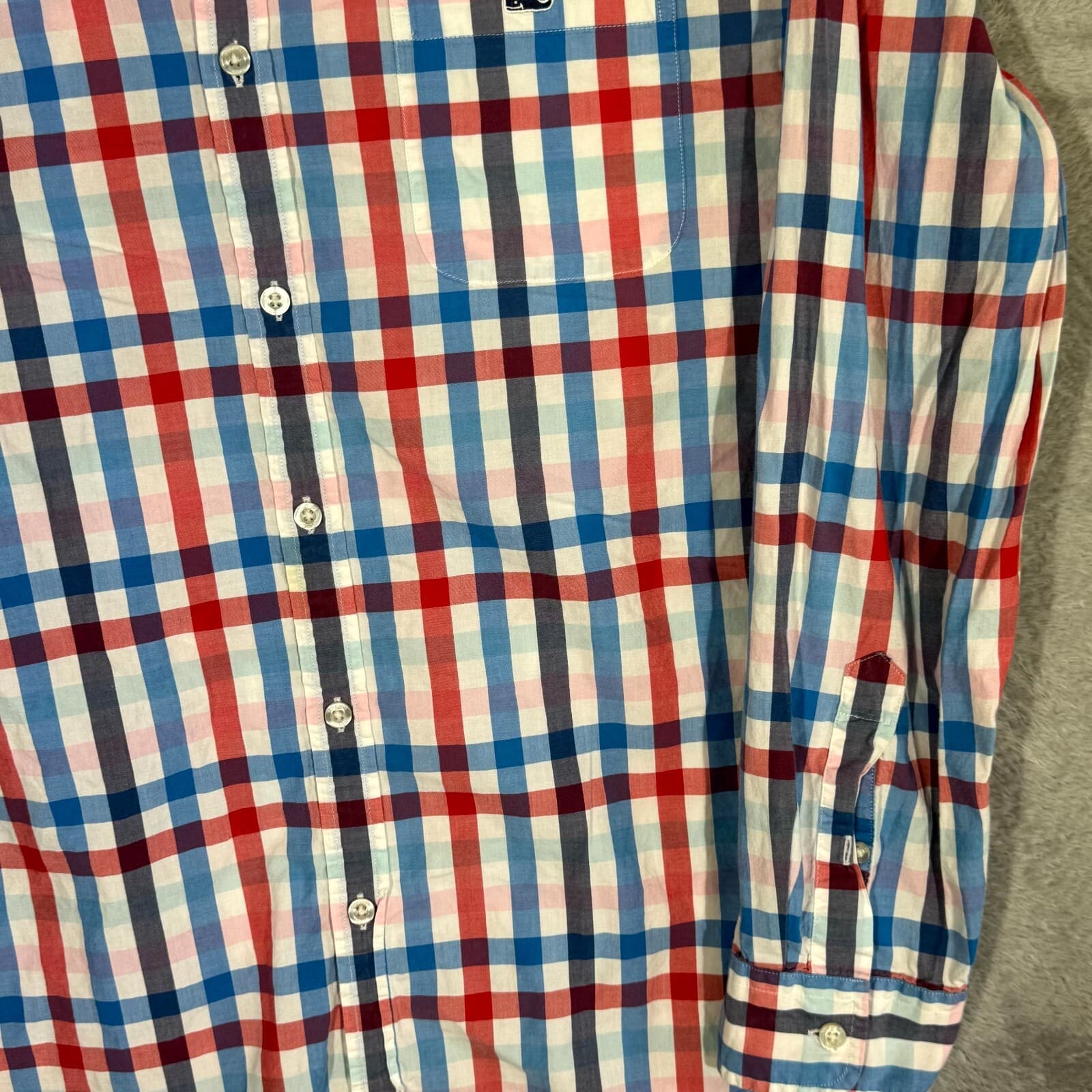 Vineyard Vines Men’s Shirt Large Multicolor Plaid Cotton Slim Button-Down - Thumbnail 5