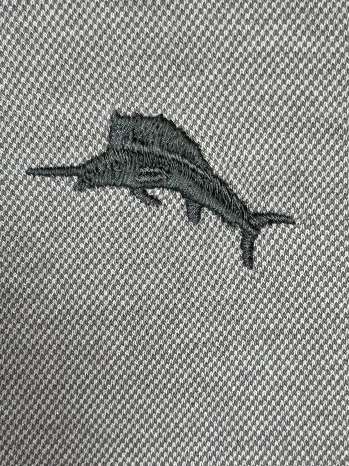 Tommy Bahama Men’s Polo Shirt Large Gray Logo Short Sleeve Cotton Excellent - Thumbnail 7