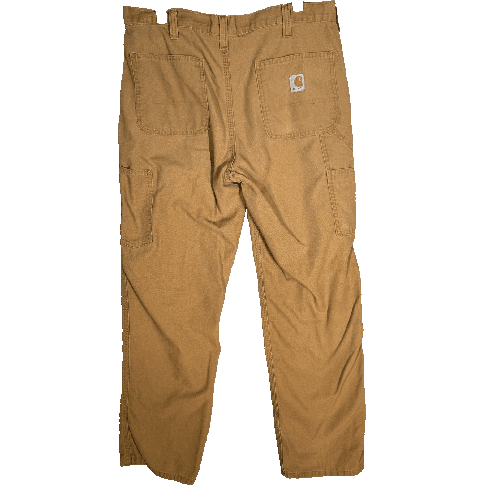 Carhartt Pants Mens 34x32 Brown Dungaree Fit Utility Workwear Canvas Durable - Thumbnail 2