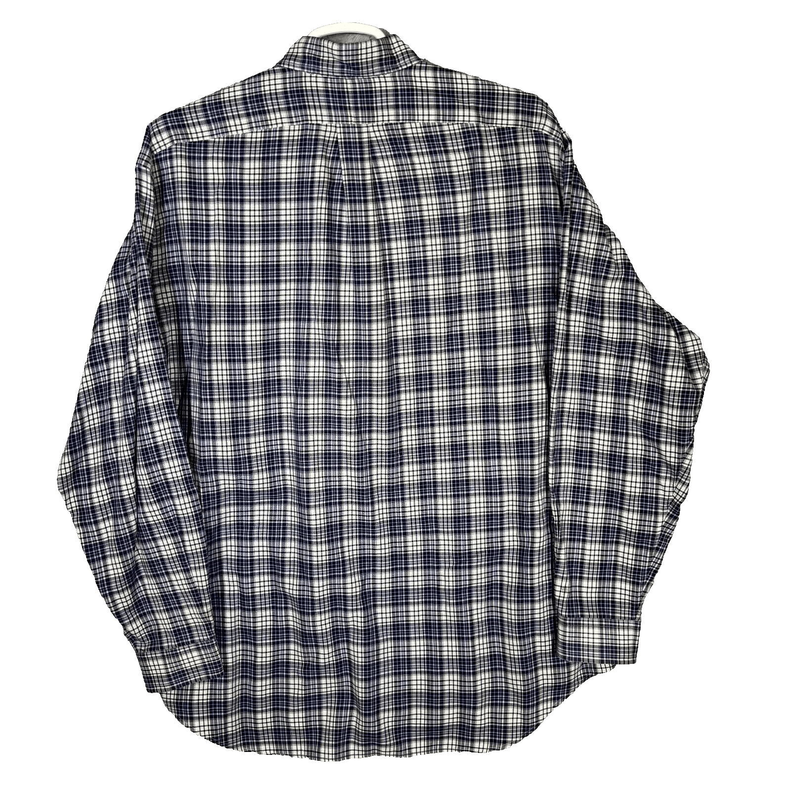 Ralph Lauren Blake Men’s Shirt XL Blue Plaid Cotton Long Sleeve Button-Down - Thumbnail 2