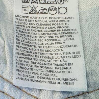 Levis 505 Jeans Mens 38x29 (38x30) Blue Medium Wash Straight Leg Stretch Denim - Thumbnail 7