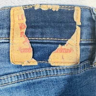 Levis 511 Jeans Mens 34x32 Blue Medium Wash Slim Taper Stretch Denim Mid Rise - Thumbnail 4