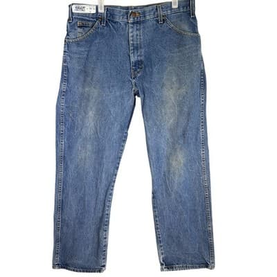 Dickies Jeans Mens 36x30 Blue Durable Denim Straight Leg Workwear 100% Cotton - Image 1