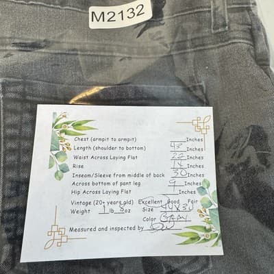 Dickies Jeans Mens 44x30 Gray Straight Leg Stretch Denim Pants Classic Fit Zip - Thumbnail 6