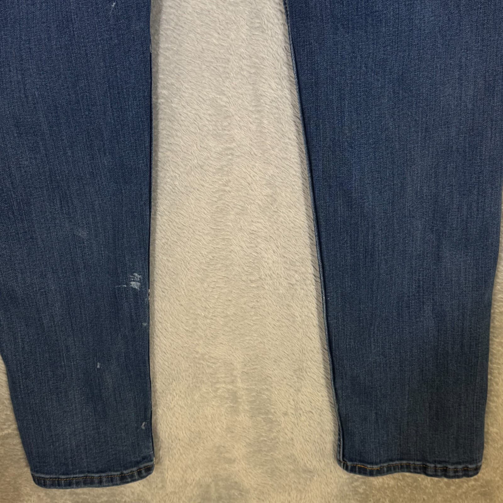 Levi's 502 Men Jeans 32X32 Blue Denim 5-Pockets Mid-Rise Taper Fit Zip Fly - Thumbnail 12