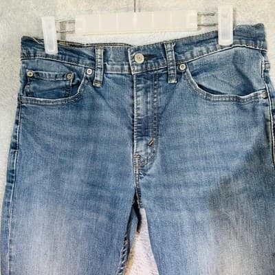 Levis 511 Jeans Mens 30x29 (32x30) Blue Medium Wash Slim Taper Stretch Denim - Thumbnail 3