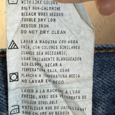 Dickies Jeans Mens 36x30 Blue Durable Denim Straight Leg Workwear 100% Cotton - Thumbnail 7