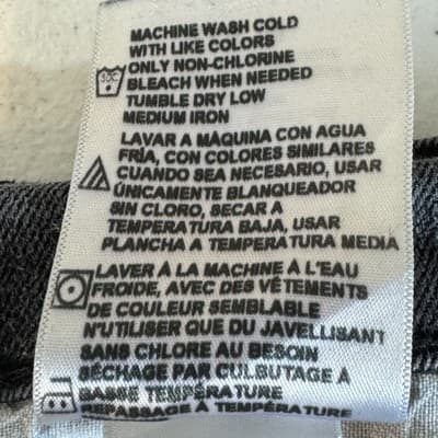 Dickies Jeans Mens 44x30 Gray Straight Leg Stretch Denim Pants Classic Fit Zip - Thumbnail 5