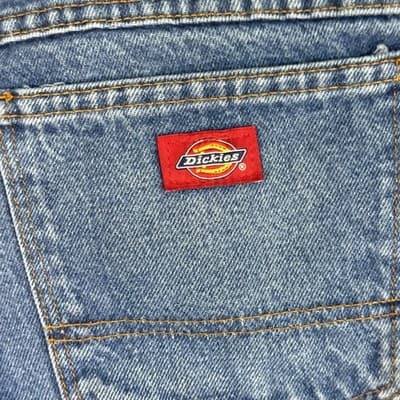 Dickies Jeans Mens 36x30 Blue Durable Denim Straight Leg Workwear 100% Cotton - Thumbnail 4