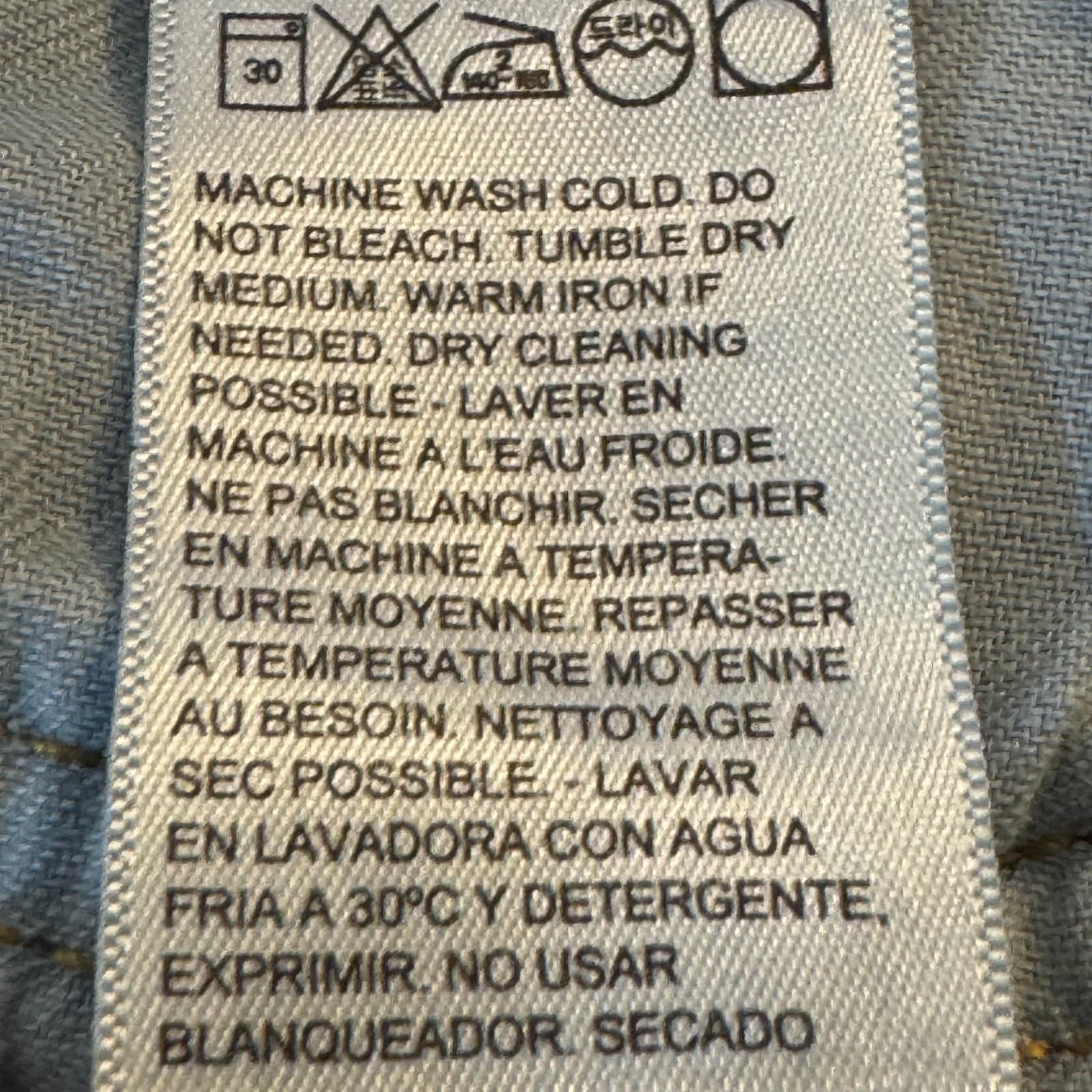 Levi's 502 Men Jeans 32X32 Blue Denim 5-Pockets Mid-Rise Taper Fit Zip Fly - Thumbnail 17